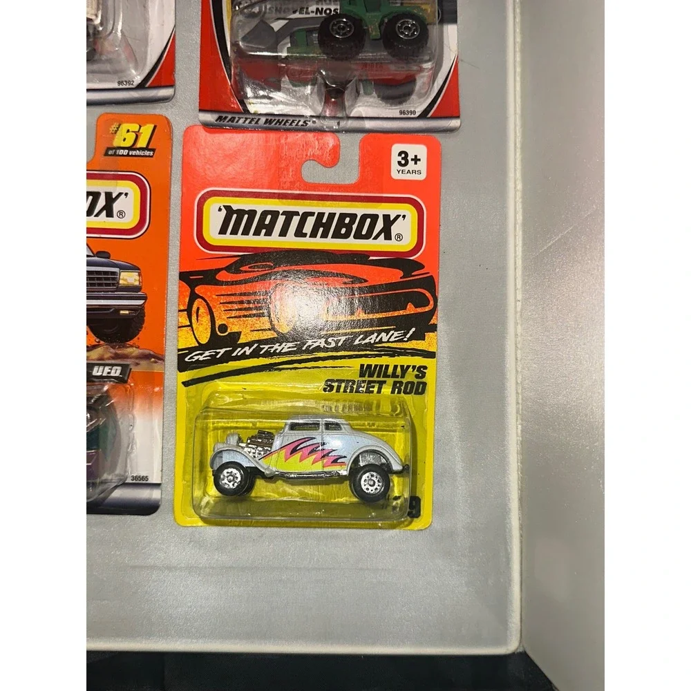 Vintage Matchbox Die-Cast Car Lot of 5 UFO Street Rod Tractor Power Truck New
